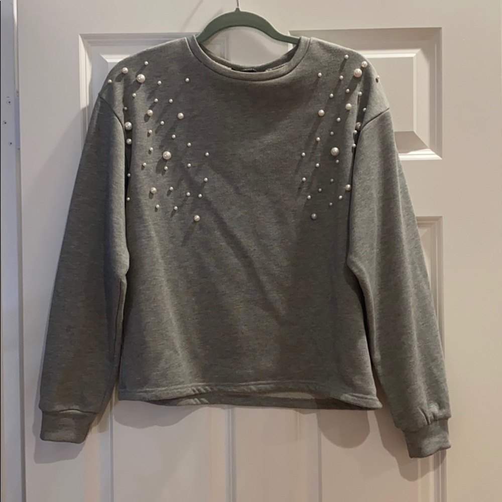 pearly sweater